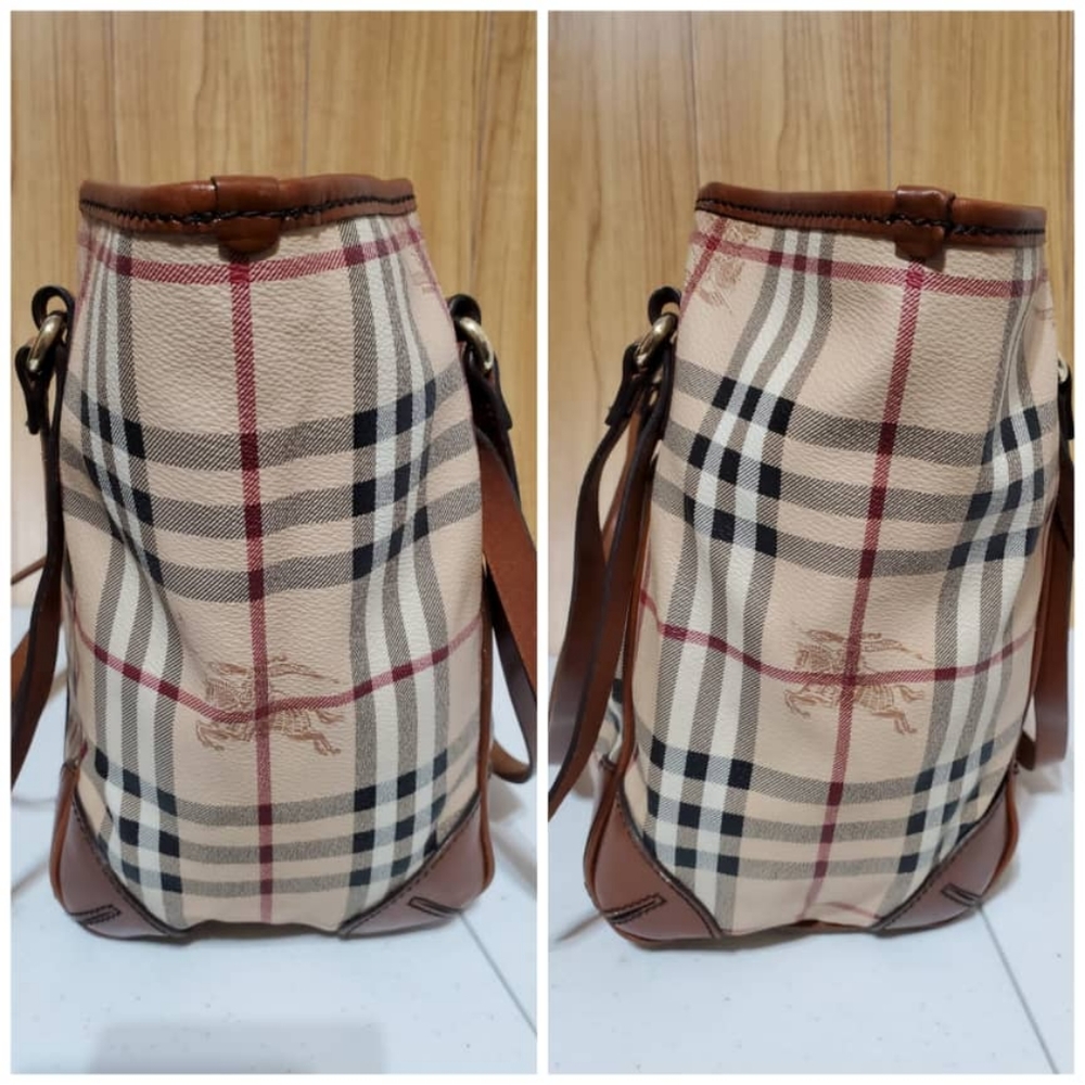 Burberry Canterbury Haymarket Tote - Picture 6 of 10